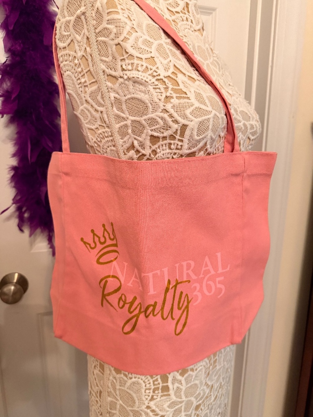 Natural Royalty Carry All Tote